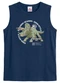 Brandili - Regata Infantil Menino em Meia Malha Azul - variação: Azul