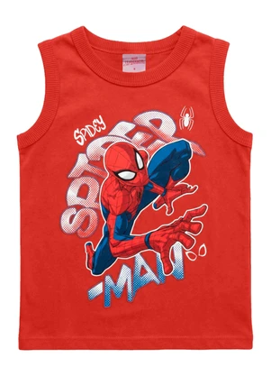 Brandili - Regata Infantil Menino em Meia Malha Vermelho - BRANDILI