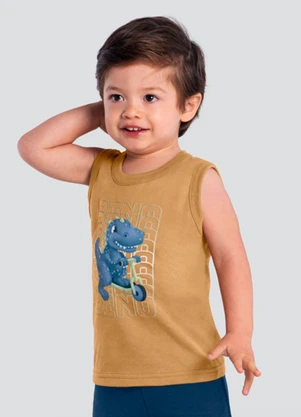 Brandili - Regata Infantil Menino Marrom - BRANDILI