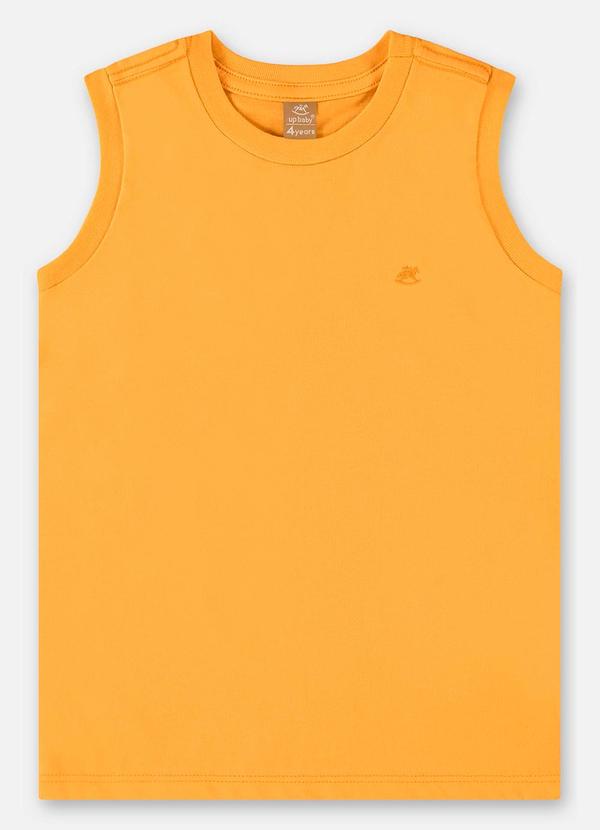 Up Baby - Regata Infantil Menino Meia Malha Amarelo