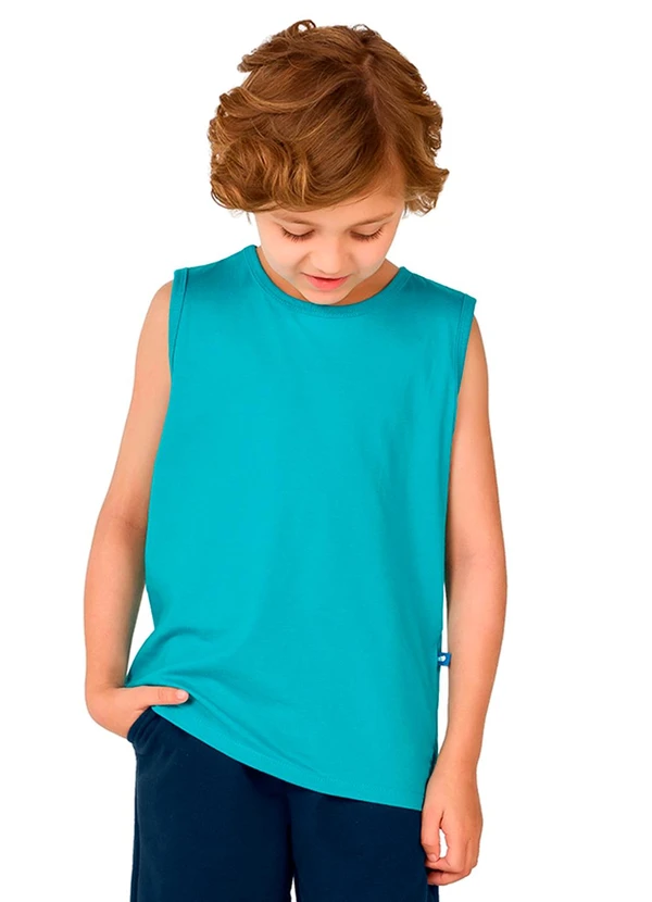 Marlan - Regata Infantil Menino Meia Malha Azul