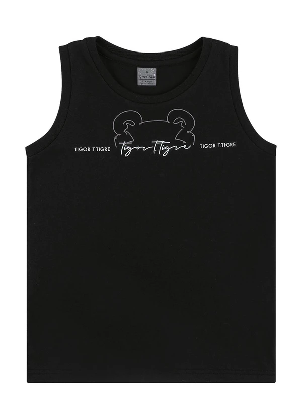 Tigor T Tigre - Regata Infantil Menino Preto