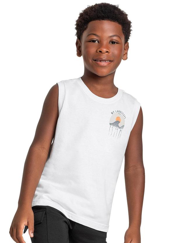 Quimby - Regata Infantil para Menino Branco