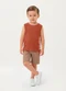 Carinhoso - Regata Inspire em Malha Off White - variação: Terracota