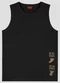 Based. - Regata Juvenil Masculina Meia Malha Preto - variação: Preto
