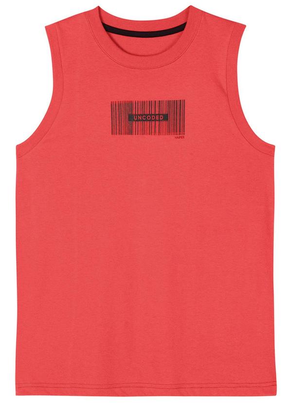 Hapier - Regata Juvenil Masculina Vermelho