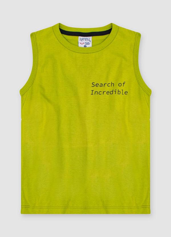 Turminha - Regata Juvenil Meia Malha Verde