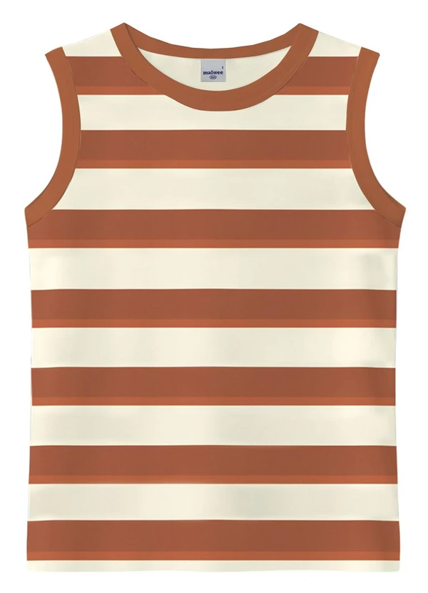 Malwee Kids - Regata Listrada em Malha Vermelho 1