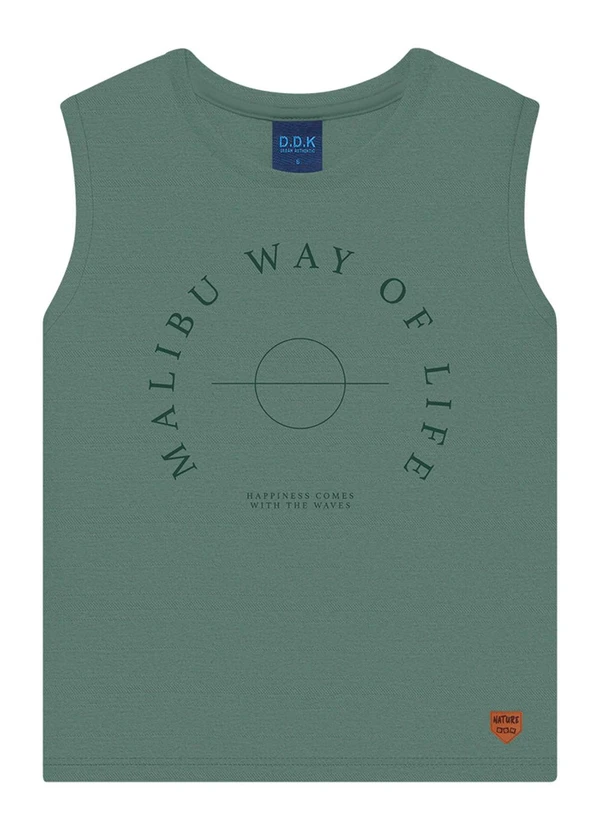 Ddk - Regata Machão Infantil Menino Verde