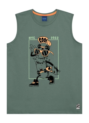 Ddk - Regata Machão Juvenil Skate Nyc Cool 1982  Verde - DDK