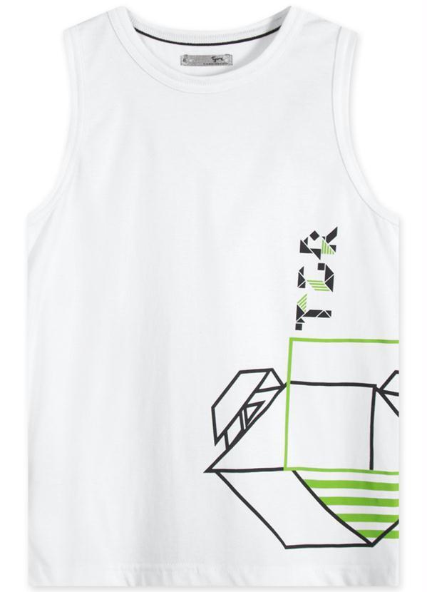 Tigor T Tigre - Regata Menino Infantil Branco