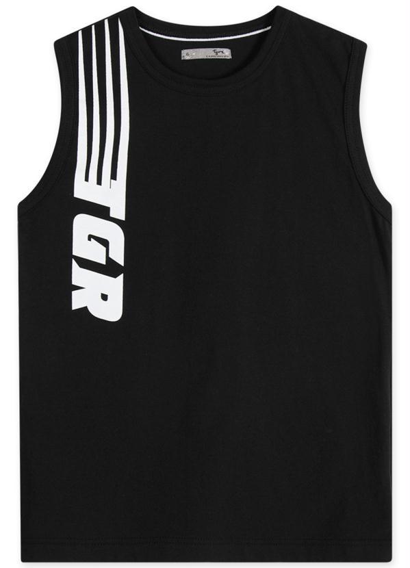 Tigor T Tigre - Regata Menino Infantil Preto