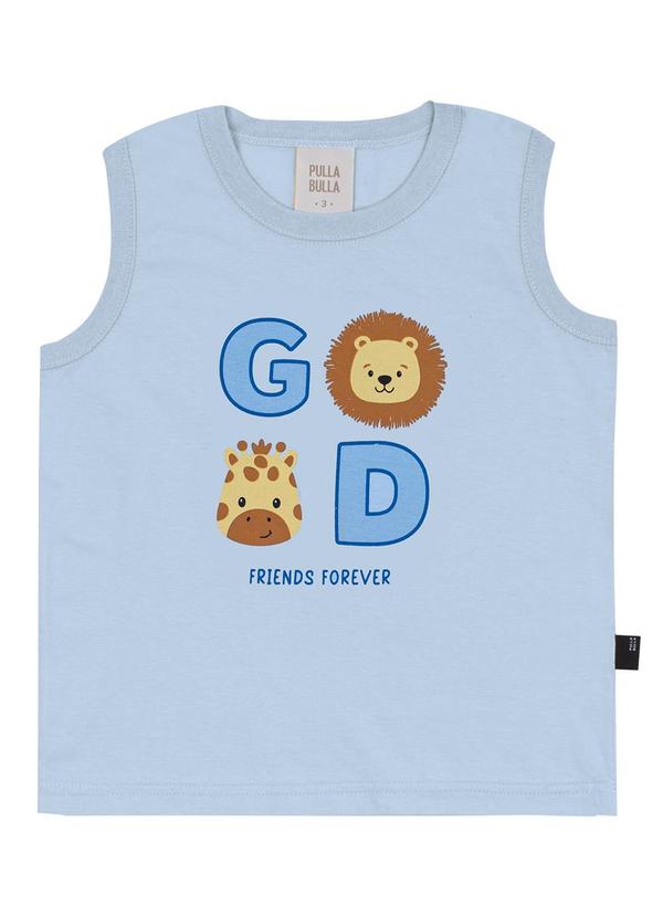 Pulla Bulla - Regata Meia Malha Azul