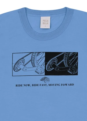 Pulla Bulla - Regata Meia Malha Azul - PULLA BULLA
