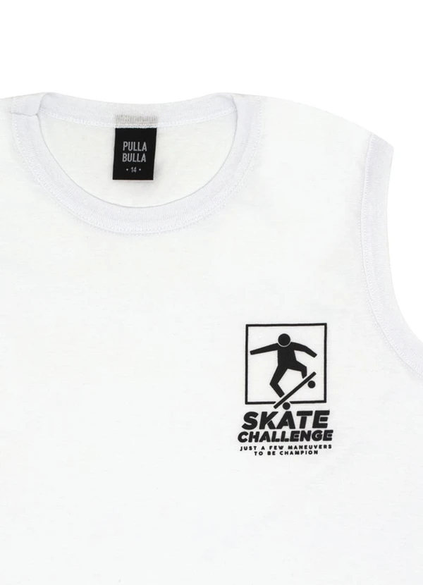 Pulla Bulla - Regata Meia Malha Branco 2