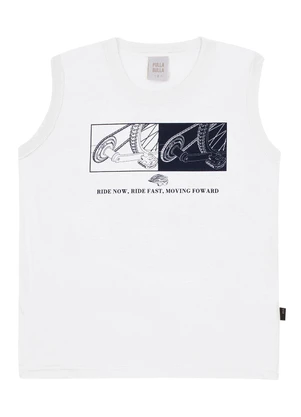 Pulla Bulla - Regata Meia Malha Branco - PULLA BULLA