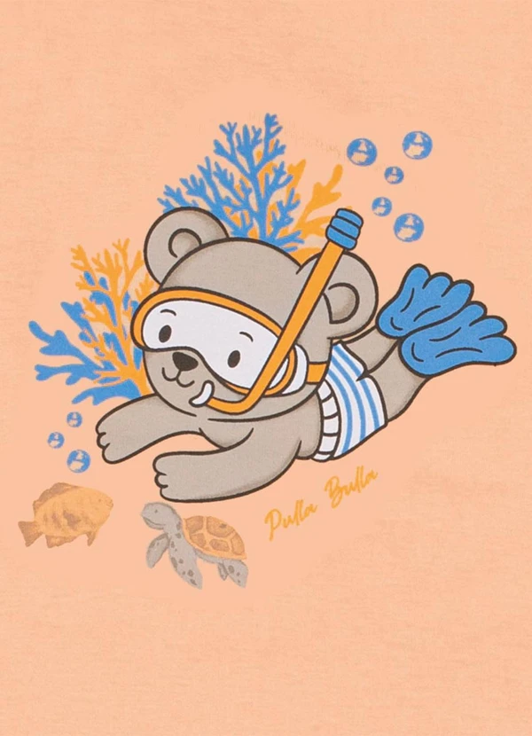 Pulla Bulla - Regata Meia Malha Laranja 2