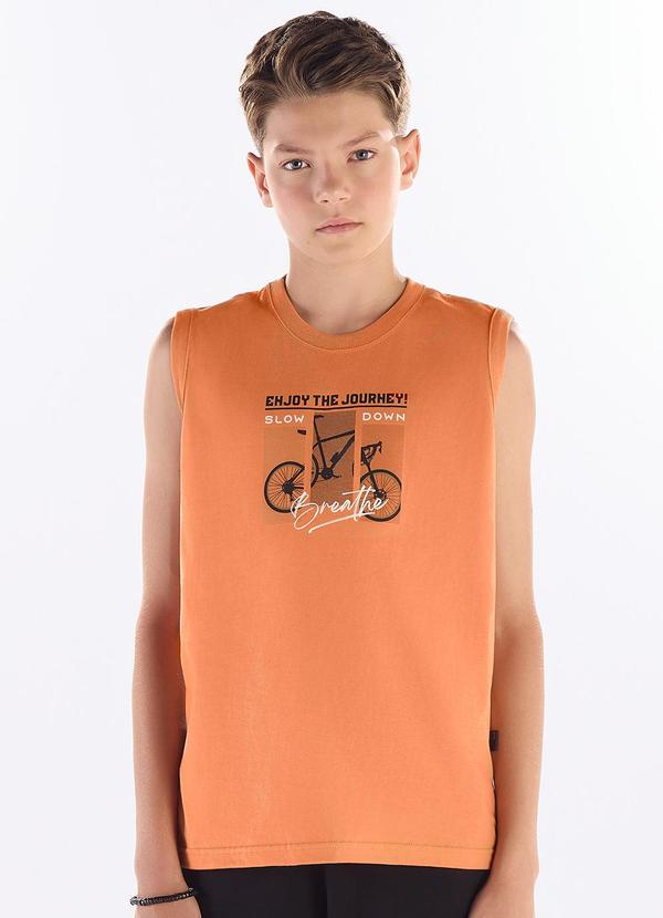 Pulla Bulla - Regata Meia Malha Laranja