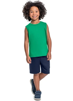 Bee Loop - Regata Meia Malha Menino Verde - BEE LOOP