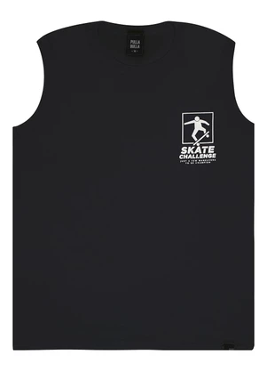 Pulla Bulla - Regata Meia Malha Preto - PULLA BULLA