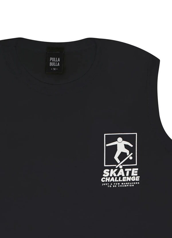 Pulla Bulla - Regata Meia Malha Preto 2