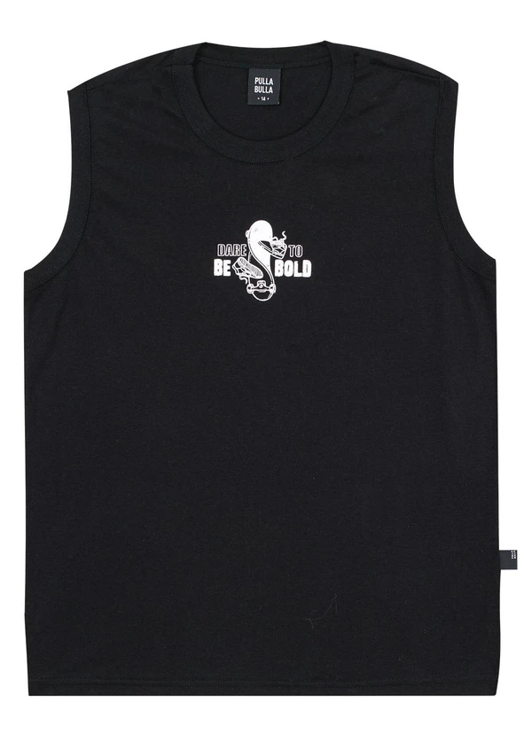 Pulla Bulla - Regata Meia Malha Preto