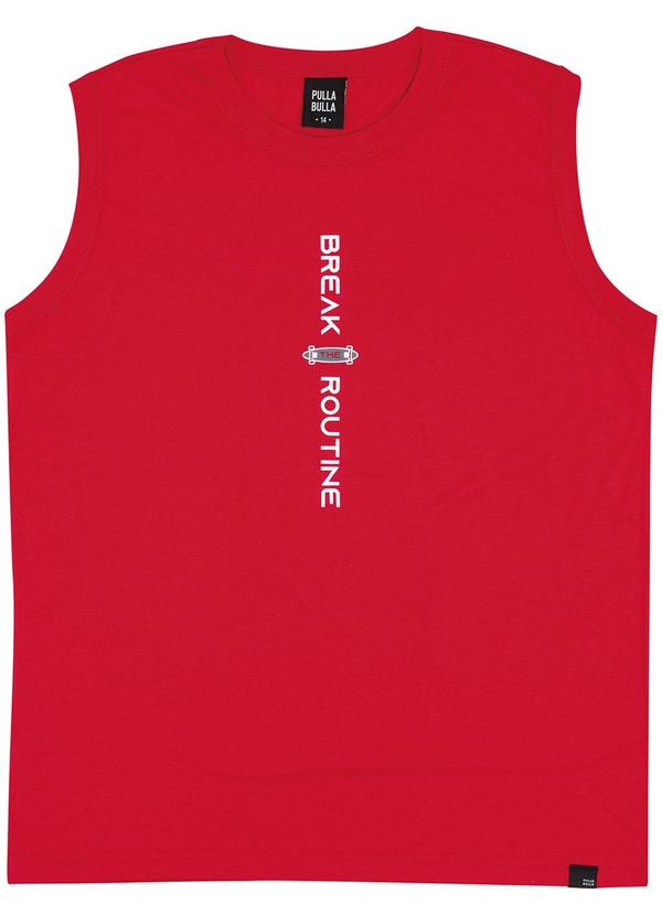Pulla Bulla - Regata Meia Malha Vermelho