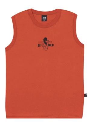 Pulla Bulla - Regata Meia Malha Vermelho - PULLA BULLA