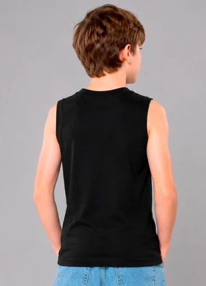 Rovi Kids - Regata Menino em Meia Malha Preto - ROVI KIDS
