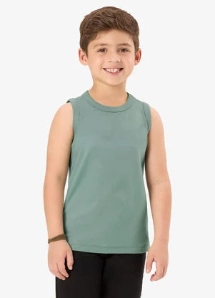 Rovi Kids - Regata Menino em Meia Malha Verde - ROVI KIDS