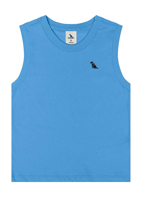 Quimby - Regata Menino Meia Malha Azul