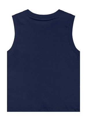 Quimby - Regata Menino Meia Malha Azul - QUIMBY