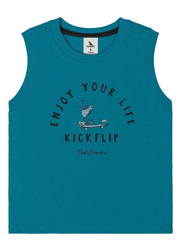 Quimby - Regata Menino Meia Malha Azul 3