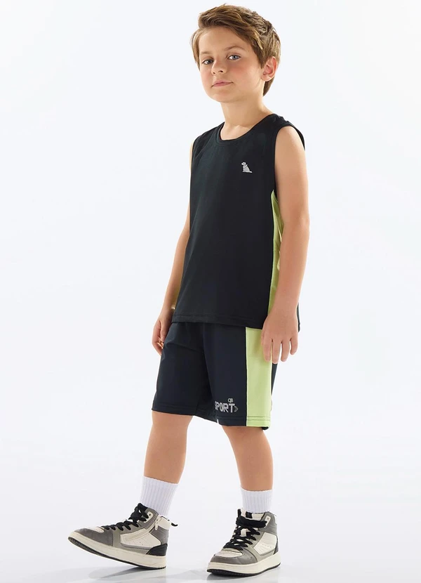 Quimby - Regata Move Menino com Fps +50 Preto 2