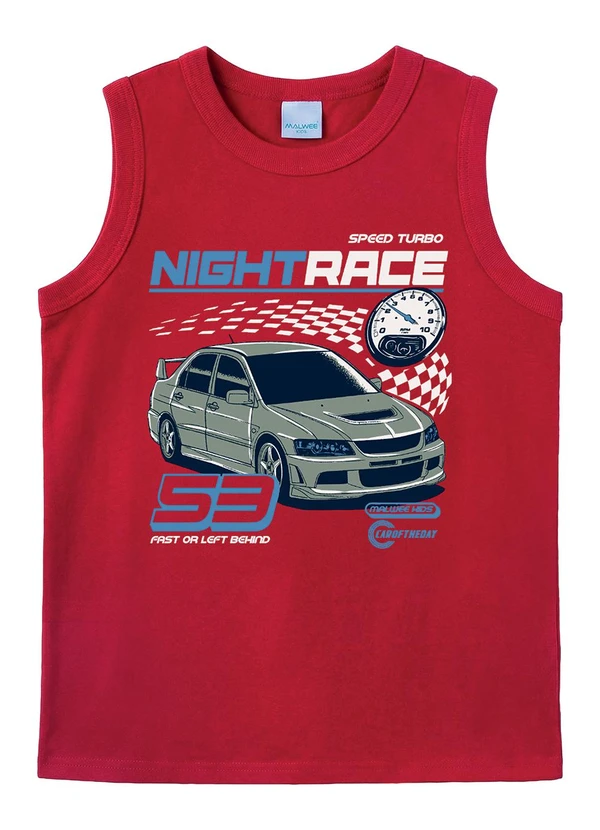 Malwee Kids - Regata Night Race Vermelho