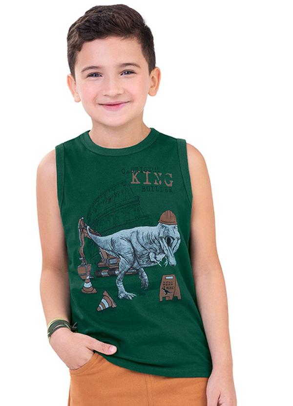 Alenice - Regata Rei dos Dinos Menino Verde