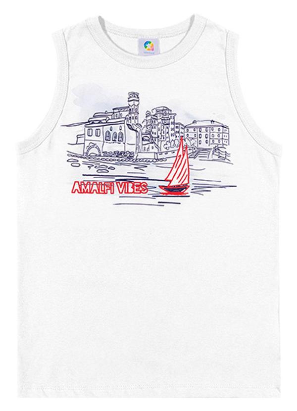 Alenice - Regata Sea Vibes Menino Branco