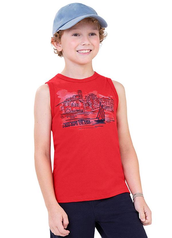 Alenice - Regata Sea Vibes Menino Vermelho