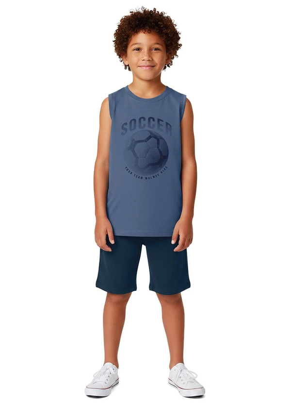 Malwee Kids - Regata Soccer Azul Pastel 2