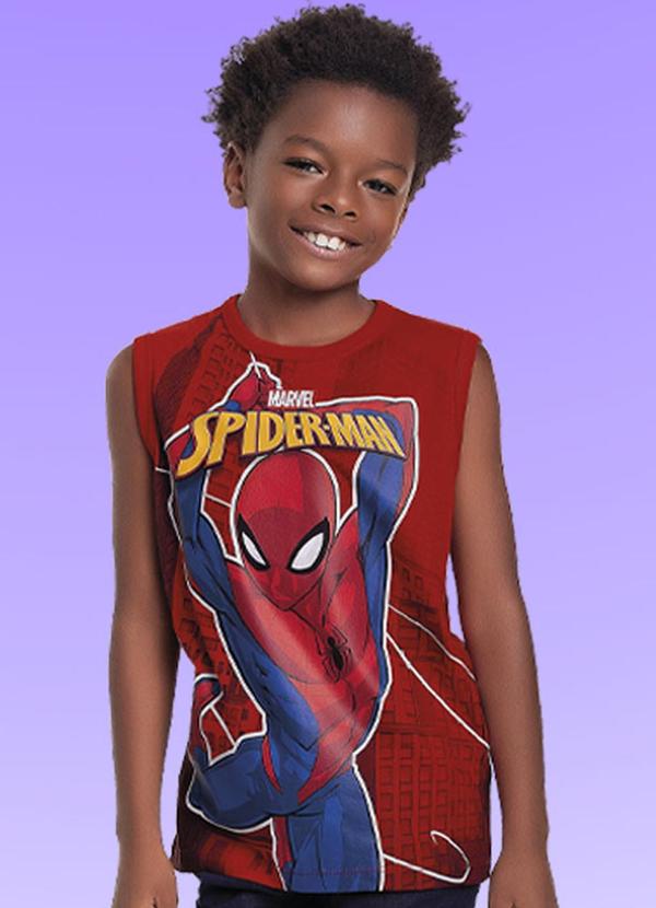Fakini Kids - Regata Spider-Man Vermelho