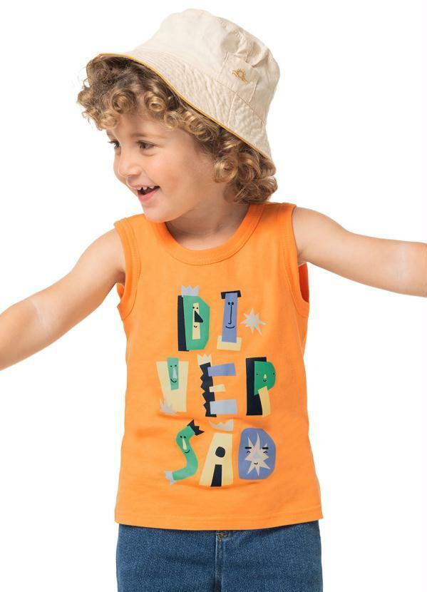 Malwee Kids - Regata Tradicional Menino Laranja