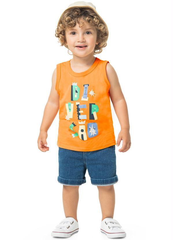 Malwee Kids - Regata Tradicional Menino Laranja 2