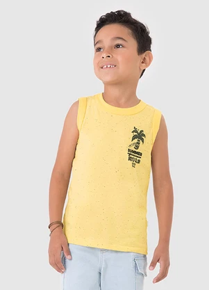 Malwee Kids - Regata Tradicional Summer Botonê Amarelo - MALWEE KIDS