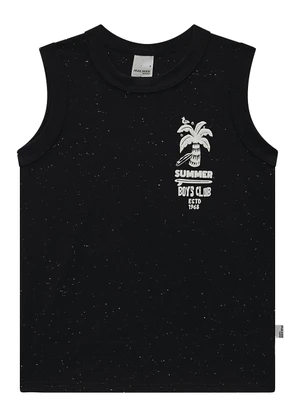 Malwee Kids - Regata Tradicional Summer Botonê Preto - MALWEE KIDS