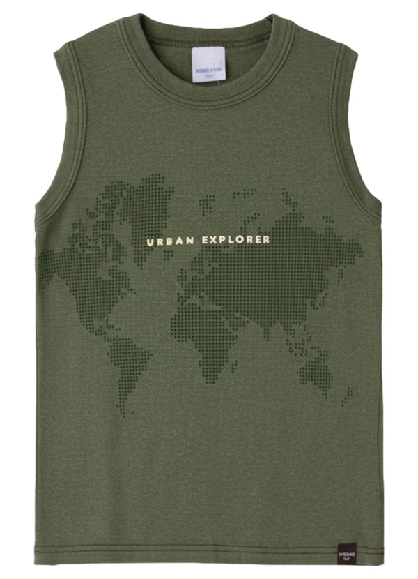 Malwee Kids - Regata Urban Explorer Anti Odor Verde Militar