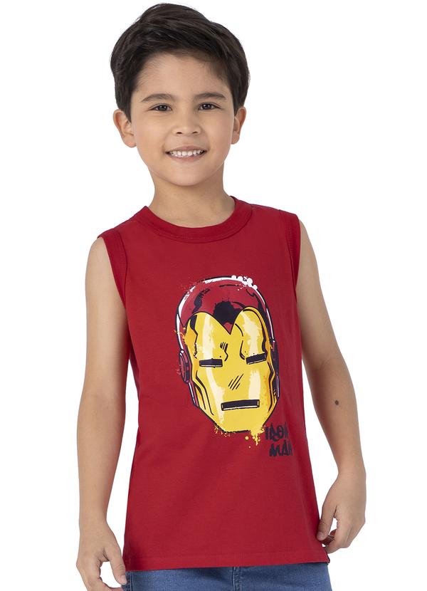 Malwee Kids - Regata Vermelho Homem de Ferro® Menino