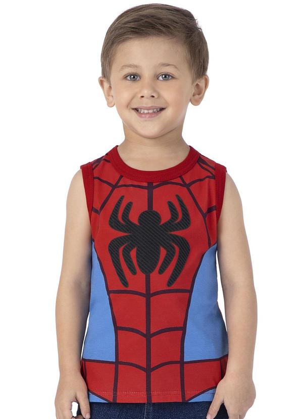 Malwee Kids - Regata Vermelho Spider-Man® Menino
