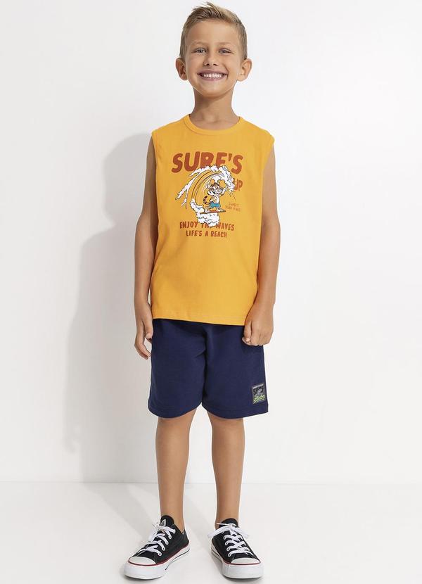 Fakini - Regata Estampada Laranja 3