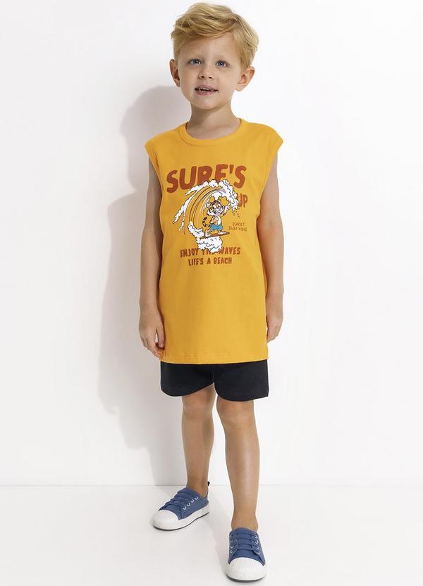 Fakini - Regata Estampada Laranja 6