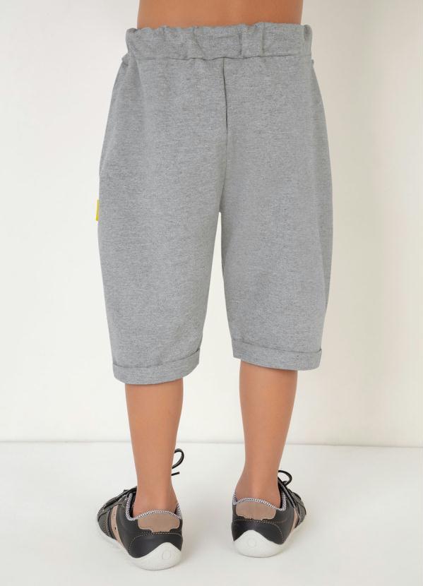 Outlet - Bermuda Mescla com Dobra na Barra 6